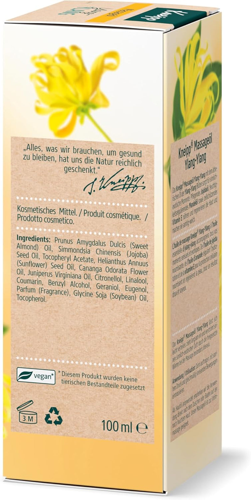 Ylang Ylang Nourishing Massage Oil 100 Ml